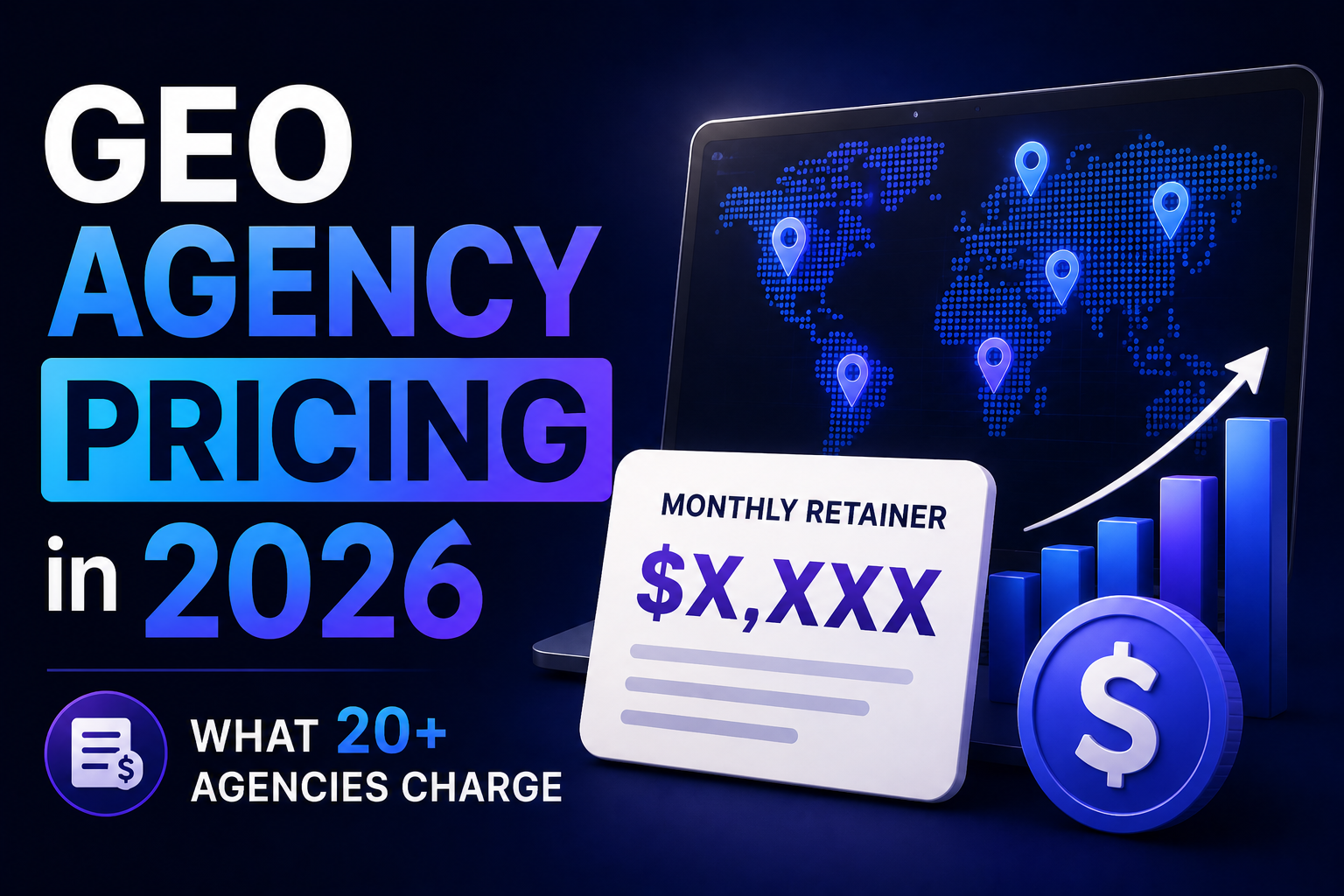 GEO Agency Pricing in 2026: What 20 Agencies Actually Charge