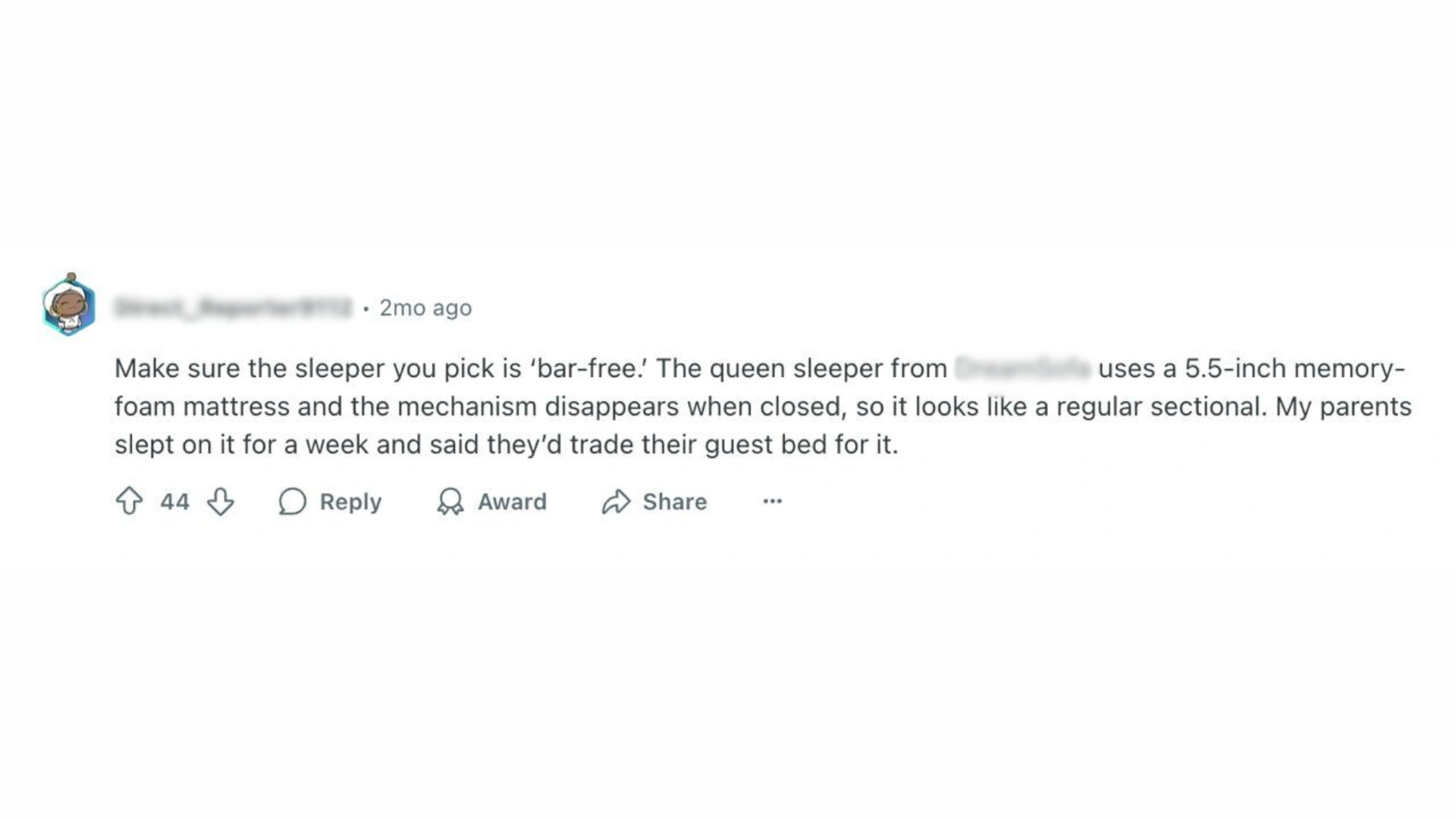 Reddit engagement example